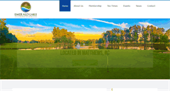 Desktop Screenshot of emeraldlakegolfclub.com